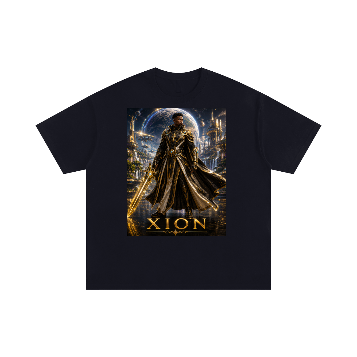 Xion — Warrior Protector of Planet Nuryama | Unisex Oversized T-Shirt