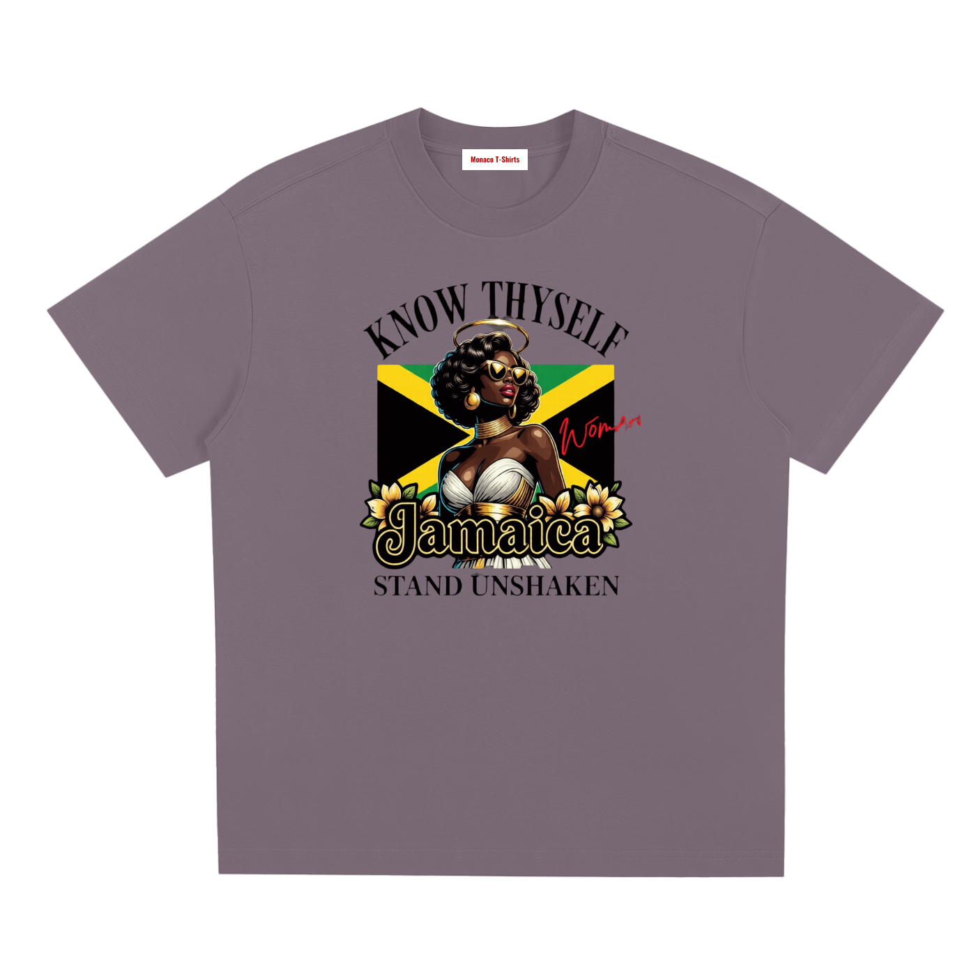 Know Thyself, Stand Unshaken | Jamaica Woman Sorona T-Shirt