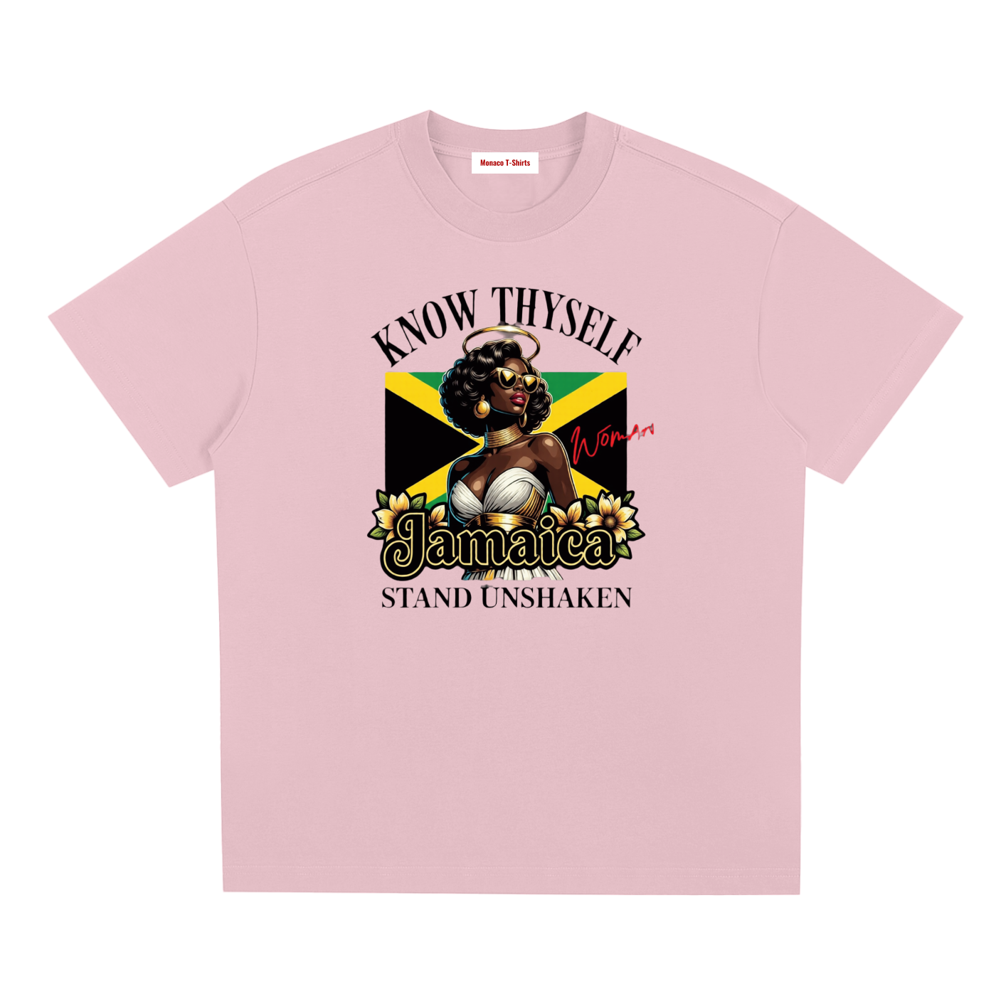 Know Thyself, Stand Unshaken | Jamaica Woman Sorona T-Shirt