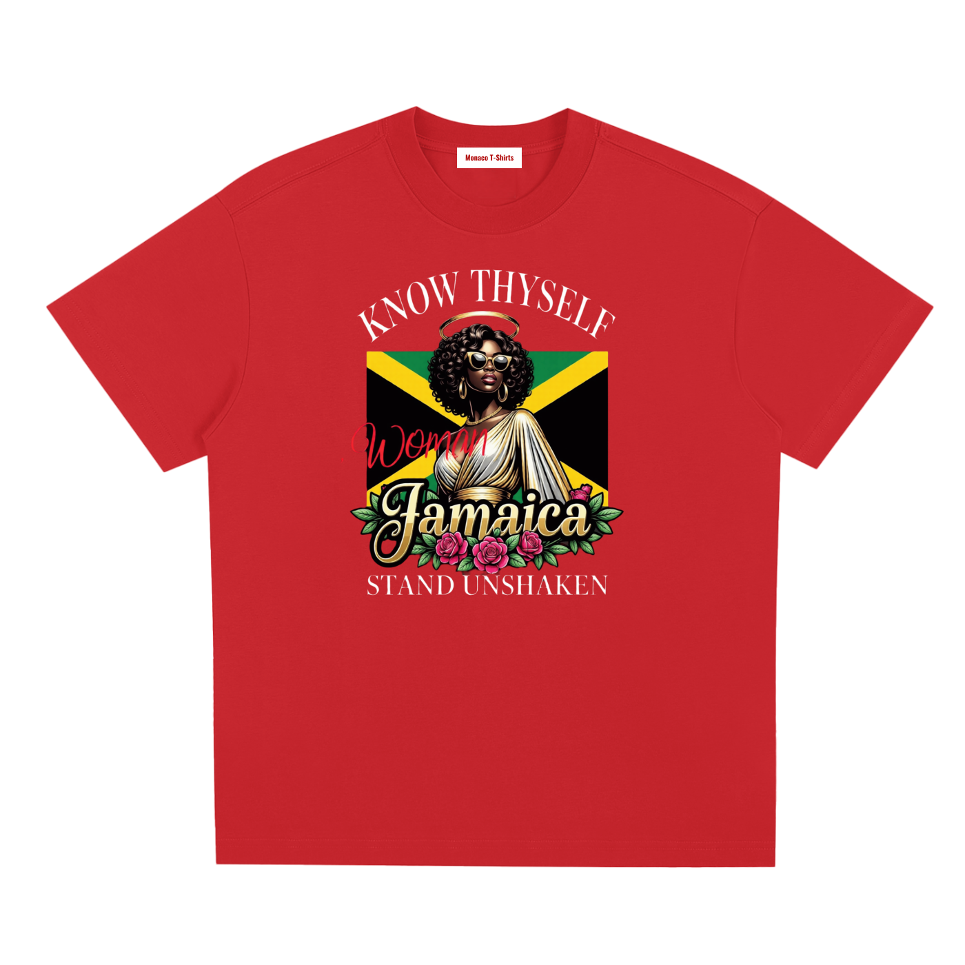 Know Thyself, Stand Unshaken | Jamaica Woman Sorona T-Shirt