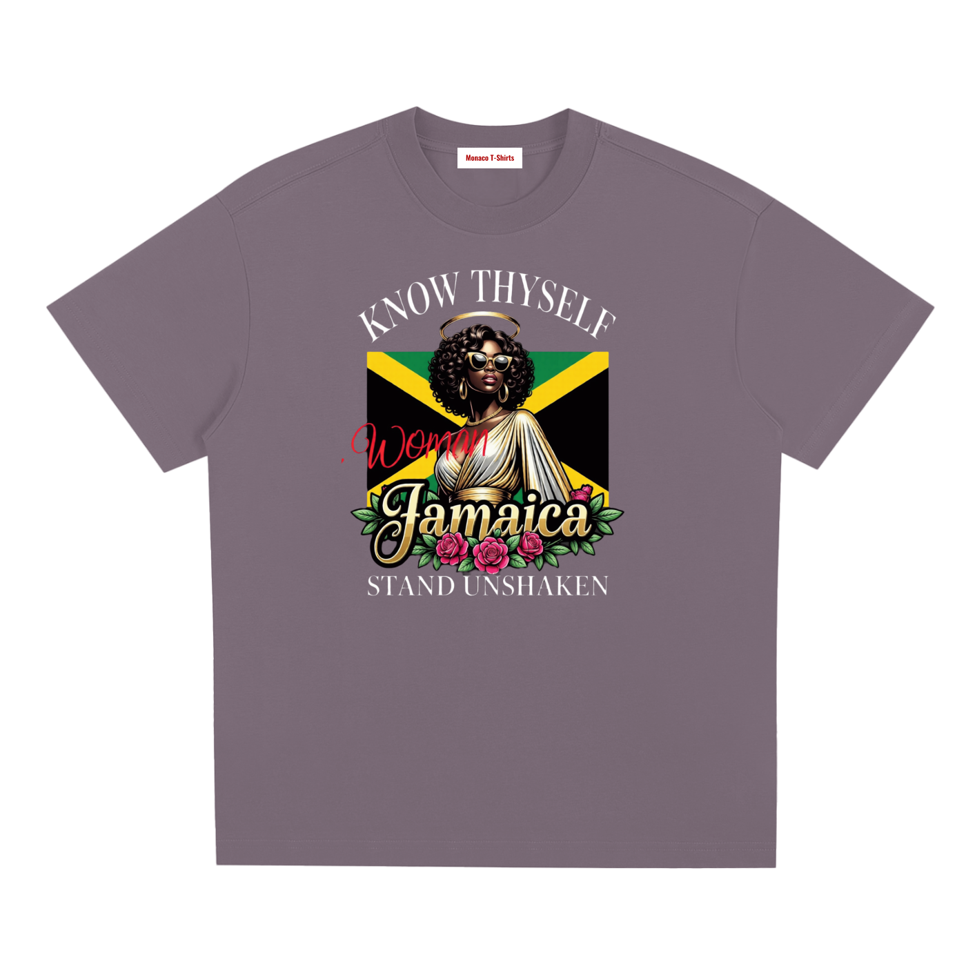 Know Thyself, Stand Unshaken | Jamaica Woman Sorona T-Shirt