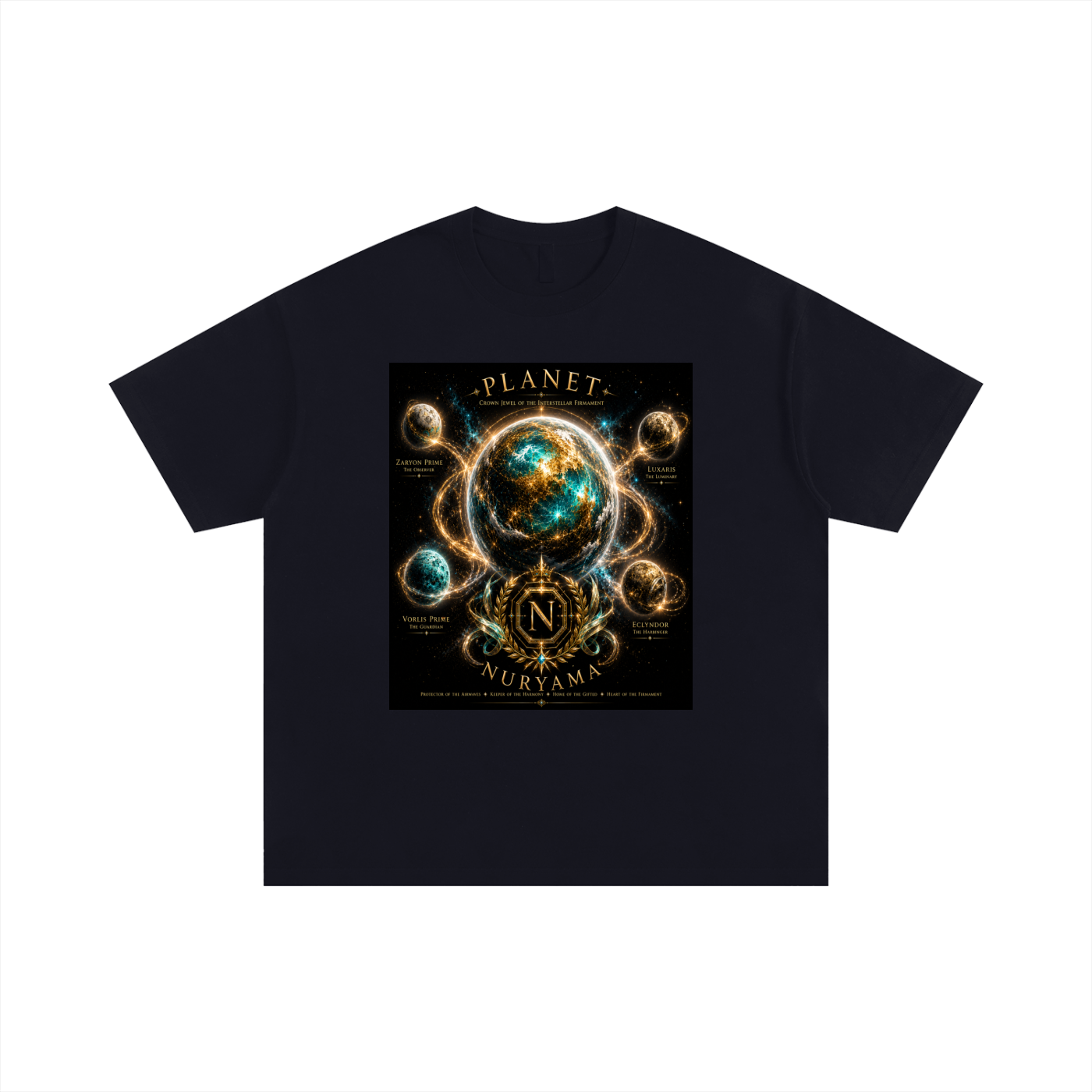 Planet Nuryama — Crown Jewel of the Interstellar Firmament | Unisex Oversized T-Shirt