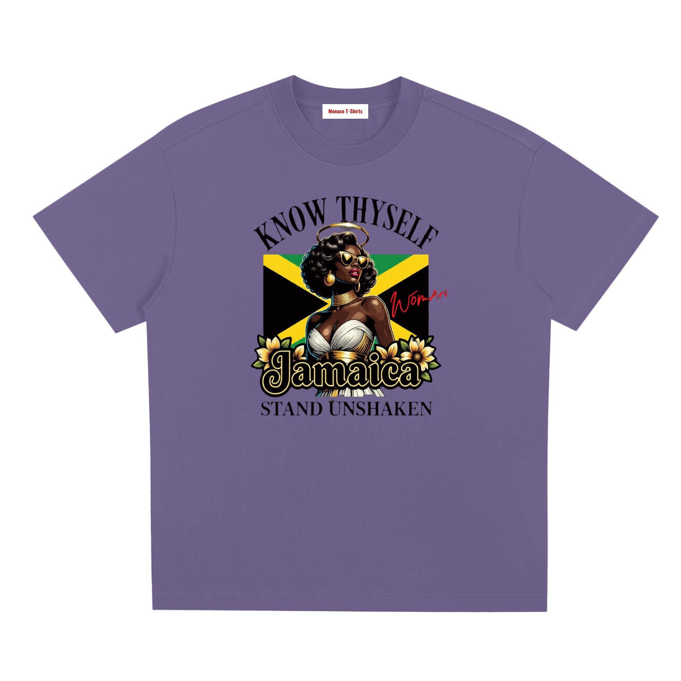 Know Thyself, Stand Unshaken | Jamaica Woman Sorona T-Shirt