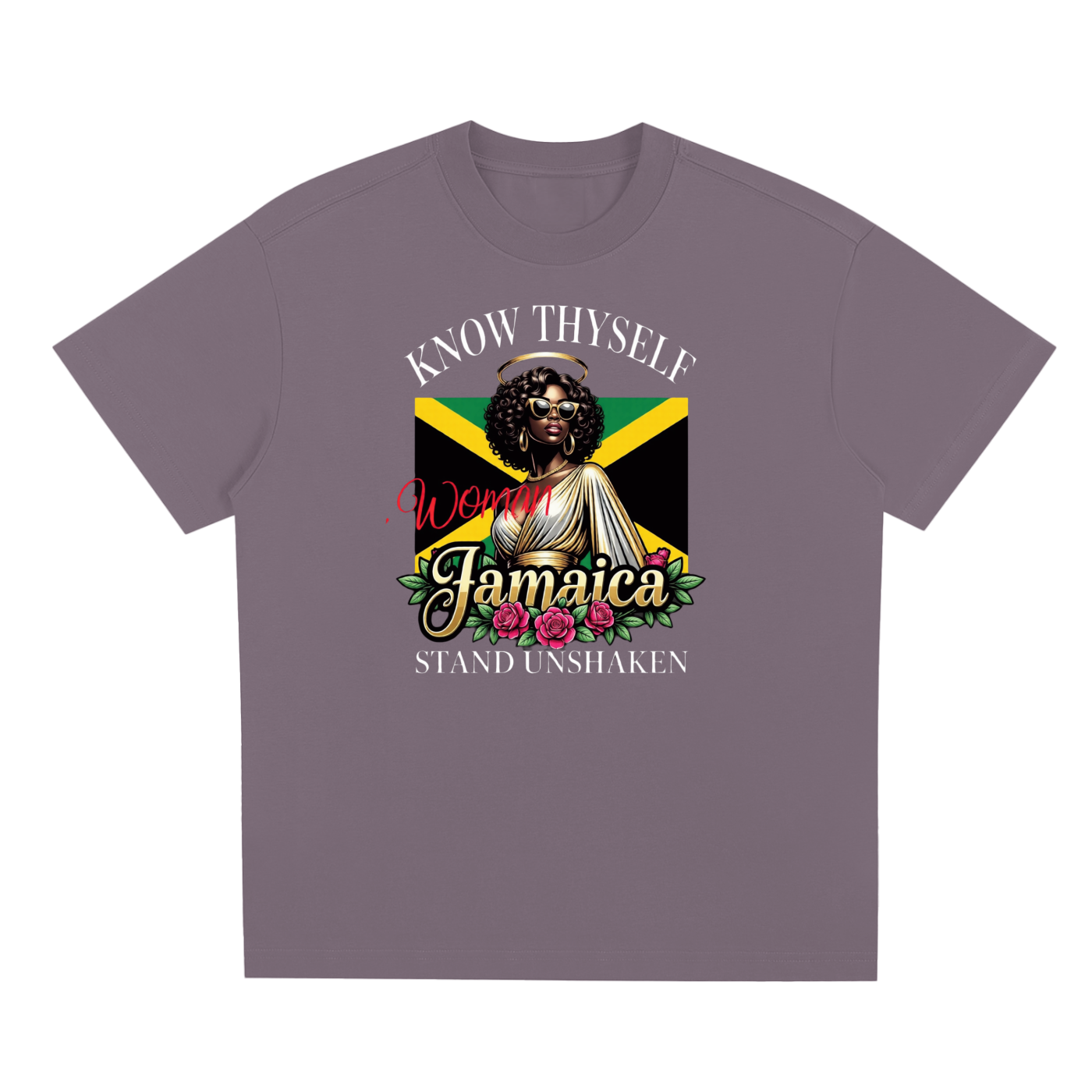 Know Thyself, Stand Unshaken | Jamaica Woman Sorona Cooling T-Shirt