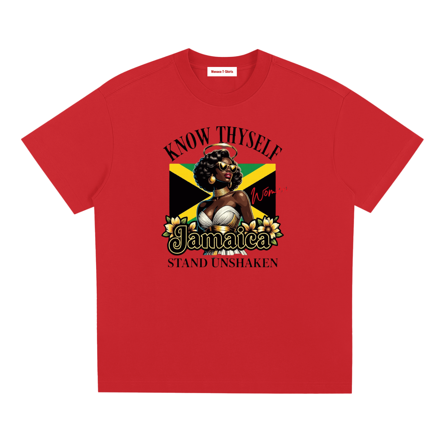 Know Thyself, Stand Unshaken | Jamaica Woman Sorona T-Shirt