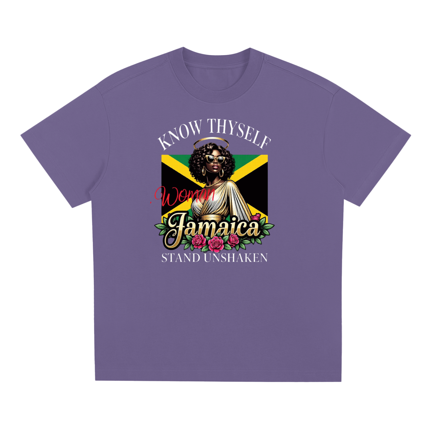 Know Thyself, Stand Unshaken | Jamaica Woman Sorona Cooling T-Shirt