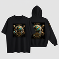 Planet Nuryama T-Shirt and Hoodie Bundle - black garments showing front of t-shirt and back of hoodie with Planet Nuryama graphic